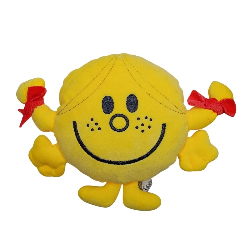 Little Miss Sunshine Plush Doll Just Play Kids 7" Collectible Yellow Happy Face